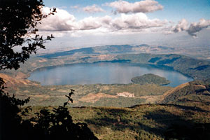 29.12.1995 - Lago de Coatepeque - traumhafter Vulkansee