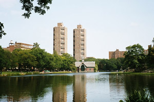 21.09.2002 - Central Park in der Nähe von Harlem, Anglerteich im Norden