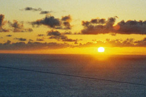 02.11.2003 - Sonnenuntergang im Cilento