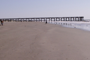 09.04.2006 - Der Tag nach dem Hurrikan am Strand
