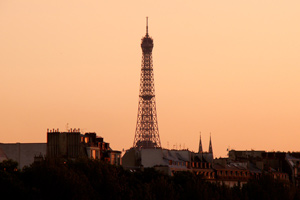 22.06.2009 - Eiffelturm im Sonnenuntergang