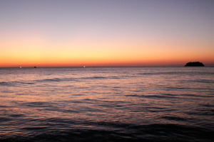 21.12.2009 - Traumhafter Sonnenuntergang am Meer