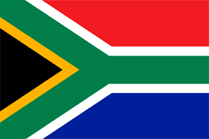 Flagge 2016 Südafrika