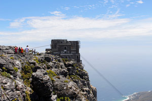 22.11.2016 - Blick vom Tafelberg auf das Meer