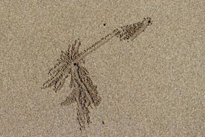 19.12.2015 - Einsiedlerkrebse zaubern Kunstwerke am Strand des Kashid Beach