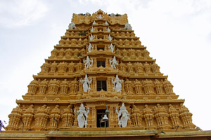 27.08.2016 - Sri Chamundeshwari Tempel bei Mysore