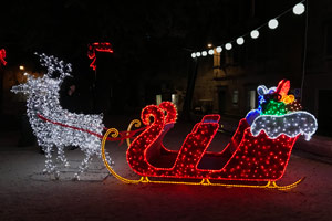 31.12.2018 - Tolle Weihnachtsdekoration in Split