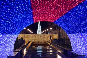 24-12-18 - Nice illumination in the city at Christmas